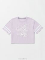 Z0ZR081322 Light Purple Girls Truly Stoked Tee Volcom Clothing - Image 6