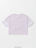 Z0ZR081322 Light Purple Girls Truly Stoked Tee Volcom Clothing - Image 9