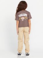 Z0ZR081323 Slate Grey Girls Pocket Dial Tee Volcom Clothing - Image 8