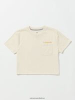 Z0ZR081324 Cloud Girls Pocket Dial Tee Volcom Clothing - Image 3