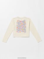 Z0ZR081325 Cloud Girls Pocket Dial Long Sleeve Tee Volcom Clothing - Image 6