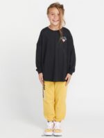 Z0ZR081327 Black Girls Werkin Doubles Long Sleeve Tee Volcom Clothing - Image 10