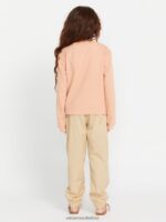 Z0ZR081329 Clay Girls Thermality Long Sleeve Tee Volcom Clothing - Image 2