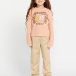 Z0ZR081329 Clay Girls Thermality Long Sleeve Tee Volcom Clothing