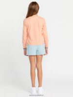 Z0ZR081330 Coral Girls Made From Stoke Long Sleeve Tee Volcom Clothing - Image 12