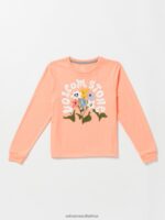 Z0ZR081330 Coral Girls Made From Stoke Long Sleeve Tee Volcom Clothing - Image 13