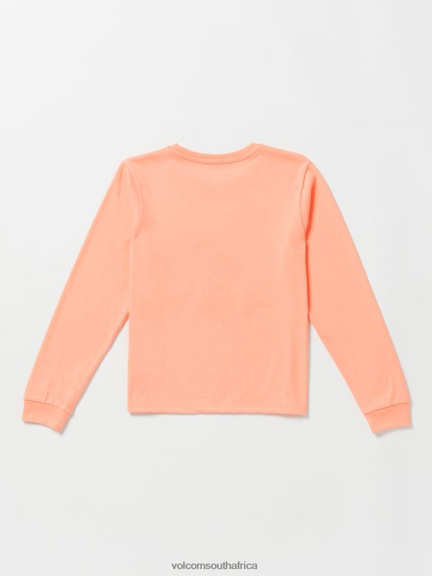 Z0ZR081330 Coral Girls Made From Stoke Long Sleeve Tee Volcom Clothing - Image 5