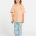 Z0ZR081331 Clay Girls Truly Stoked Boyfriend Tee Volcom Clothing
