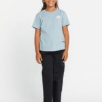 Z0ZR081332 Smokey Blue Girls Last Party Tee Volcom Clothing