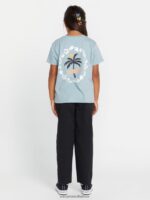 Z0ZR081332 Smokey Blue Girls Last Party Tee Volcom Clothing - Image 6