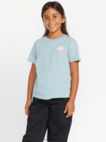 Z0ZR081332 Smokey Blue Girls Last Party Tee Volcom Clothing - Image 7