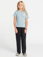 Z0ZR081332 Smokey Blue Girls Last Party Tee Volcom Clothing - Image 9