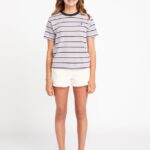 Z0ZR081335 Moonbeam Girls Party Pack Short Sleeve Shirt Volcom Clothing