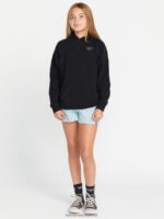 Z0ZR081336 Black Girls Truly Stoked Boyfriend Hoodie Volcom Clothing - Image 13