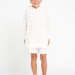 Z0ZR081338 Multi Girls Truly Stoked Boyfriend Pullover Volcom Clothing