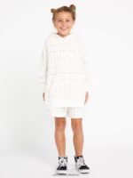 Z0ZR081338 Multi Girls Truly Stoked Boyfriend Pullover Volcom Clothing
