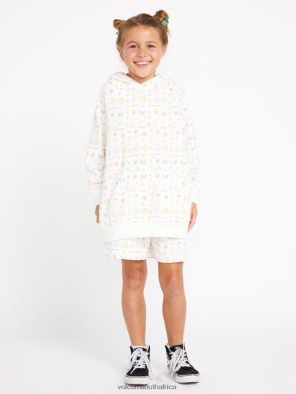Z0ZR081338 Multi Girls Truly Stoked Boyfriend Pullover Volcom Clothing
