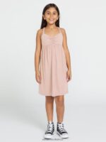 Z0ZR081339 Winter Orchid Girls Wyldflowerdress Volcom Clothing