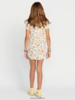 Z0ZR081340 Multi Girls Bust A Groove Dress Volcom Clothing - Image 12