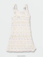 Z0ZR081342 Star White Girls Stickerbook Dress Volcom Clothing - Image 7