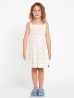 Z0ZR081342 Star White Girls Stickerbook Dress Volcom Clothing - Image 8