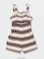 Z0ZR081343 Slate Grey Girls Towely Time Romper Volcom Clothing - Image 9