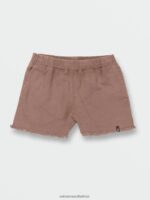 Z0ZR081345 Slate Grey Girls Strutin Stone Shorts Volcom Clothing - Image 5