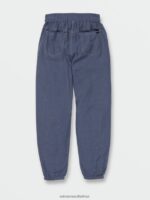 Z0ZR081348 Flight Blue Girls Sunday Strut Pants Volcom Clothing - Image 4
