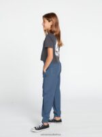 Z0ZR081348 Flight Blue Girls Sunday Strut Pants Volcom Clothing - Image 6