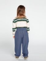 Z0ZR081348 Flight Blue Girls Sunday Strut Pants Volcom Clothing - Image 9