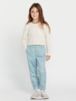 Z0ZR081350 Smokey Blue Girls Frochickie Jogger Pants Volcom Clothing