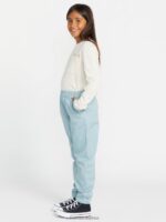 Z0ZR081350 Smokey Blue Girls Frochickie Jogger Pants Volcom Clothing - Image 3