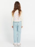 Z0ZR081350 Smokey Blue Girls Frochickie Jogger Pants Volcom Clothing - Image 8