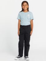 Z0ZR081351 Black Girls Whawhat Chino Pants Volcom Clothing - Image 12