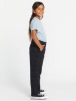 Z0ZR081351 Black Girls Whawhat Chino Pants Volcom Clothing - Image 4