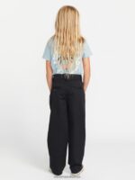 Z0ZR081351 Black Girls Whawhat Chino Pants Volcom Clothing - Image 6