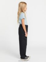 Z0ZR081351 Black Girls Whawhat Chino Pants Volcom Clothing - Image 7