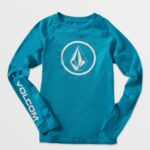 Z0ZR081352 Barrier Reef Kids Lido Solid Long Sleeve Shirt Volcom Surf
