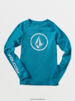 Z0ZR081352 Barrier Reef Kids Lido Solid Long Sleeve Shirt Volcom Surf