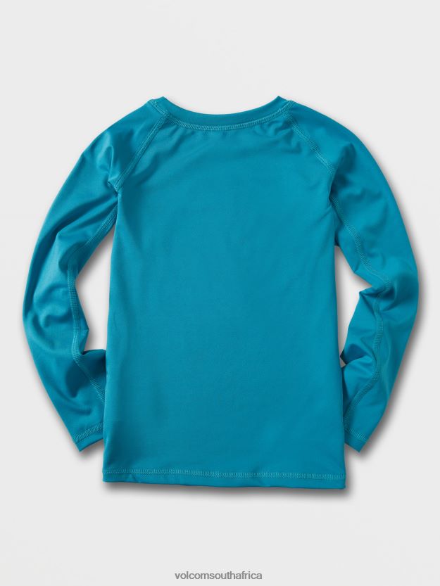 Z0ZR081356 Barrier Reef Kids Lido Solid Short Sleeve Tee Volcom Surf - Image 2