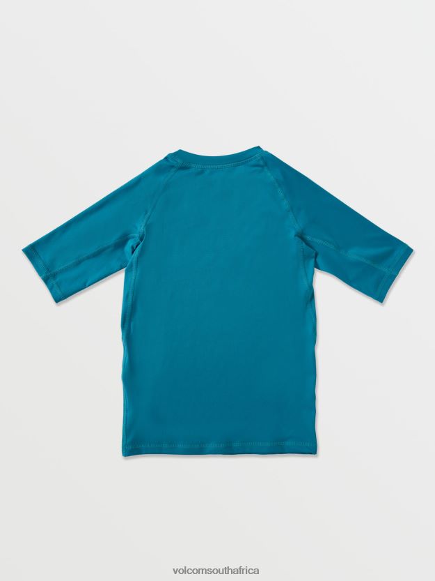 Z0ZR081360 Barrier Reef Kids Lido Solid Short Sleeve Shirt Volcom Surf - Image 3