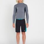 Z0ZR081363 Charcoal Kids Modulator 2mm Long Sleeve Wetsuit Jacket Volcom Surf