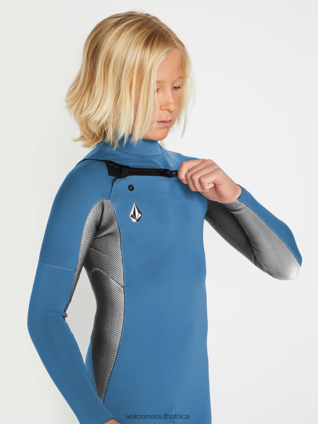 Z0ZR081367 Cruzer Blue Boys Modulator 2mm Chest Zip Long Sleeve Springsuit Volcom Clothing - Image 10