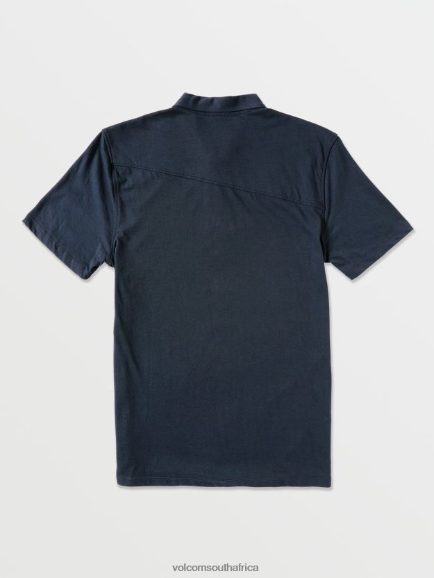 Z0ZR08147 Navy Men Wowzer Polo Short Sleeve Shirt Volcom Clothing - Image 2