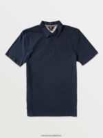 Z0ZR08147 Navy Men Wowzer Polo Short Sleeve Shirt Volcom Clothing