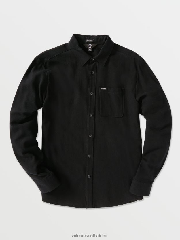 z0zr08149_black_men_caden_solid_long_sleeve_shirt_volcom_clothing.jpg Z0ZR08149 Black Men Caden Solid Long Sleeve Shirt Volcom Clothing - Image 1