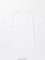 Z0ZR0814 White Men Solid Short Sleeve Tee Volcom Clothing - Image 3