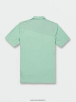 Z0ZR08150 Ice Men Wowzer Polo Short Sleeve Shirt Volcom Clothing - Image 2