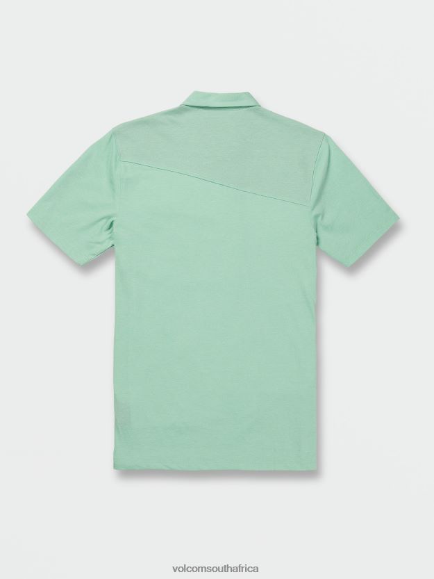 Z0ZR08150 Ice Men Wowzer Polo Short Sleeve Shirt Volcom Clothing - Image 3