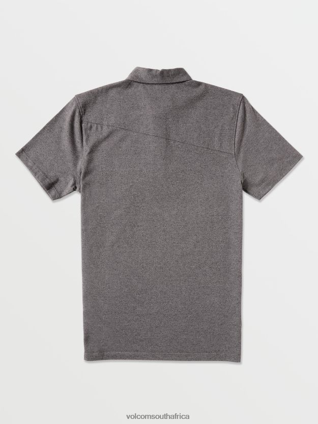 Z0ZR08151 Stealth Men Wowzer Polo Short Sleeve Shirt Volcom Clothing - Image 2